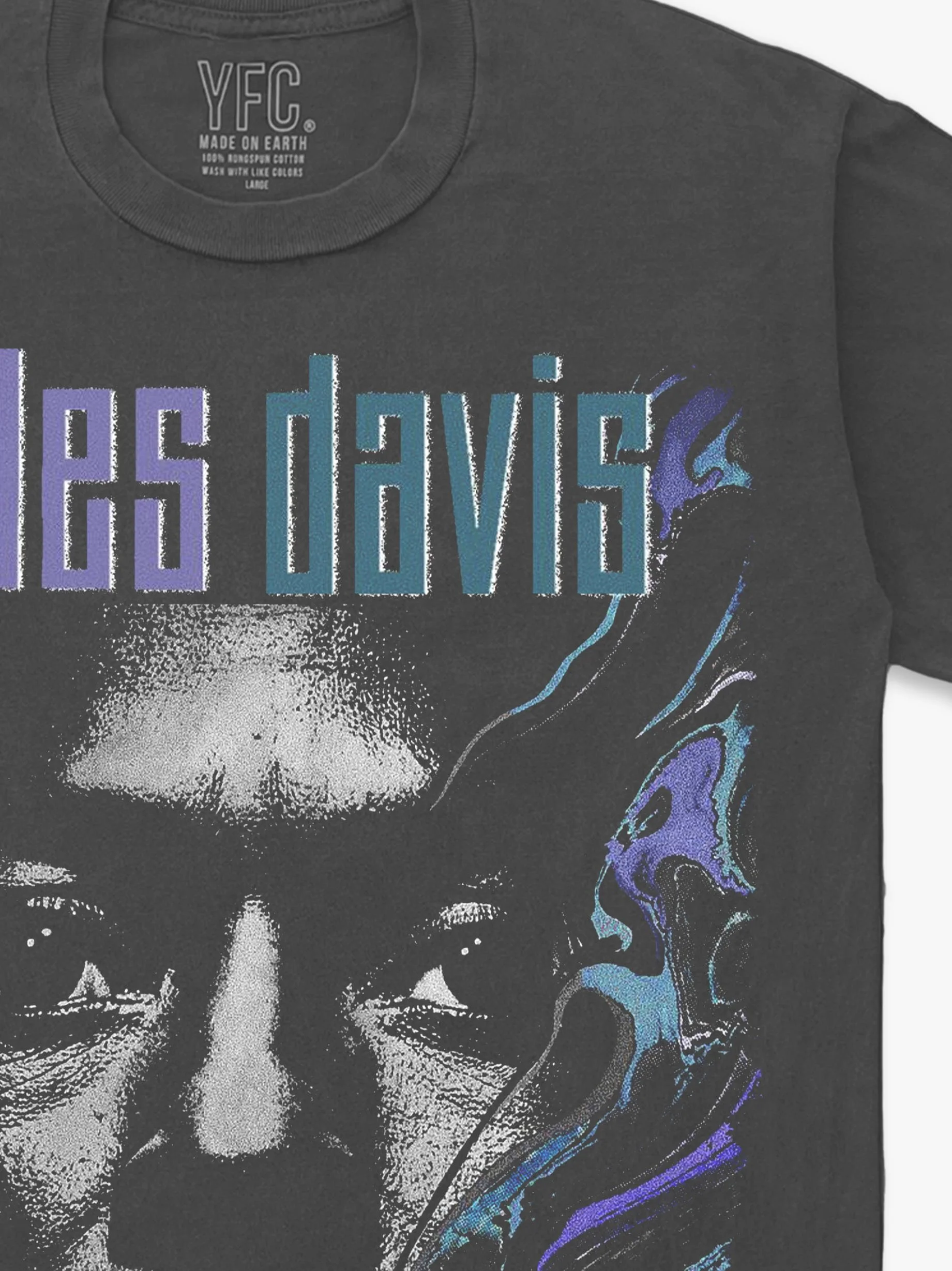 Miles Davis Vintage Washed Tee Shirt — Novo Los Angeles